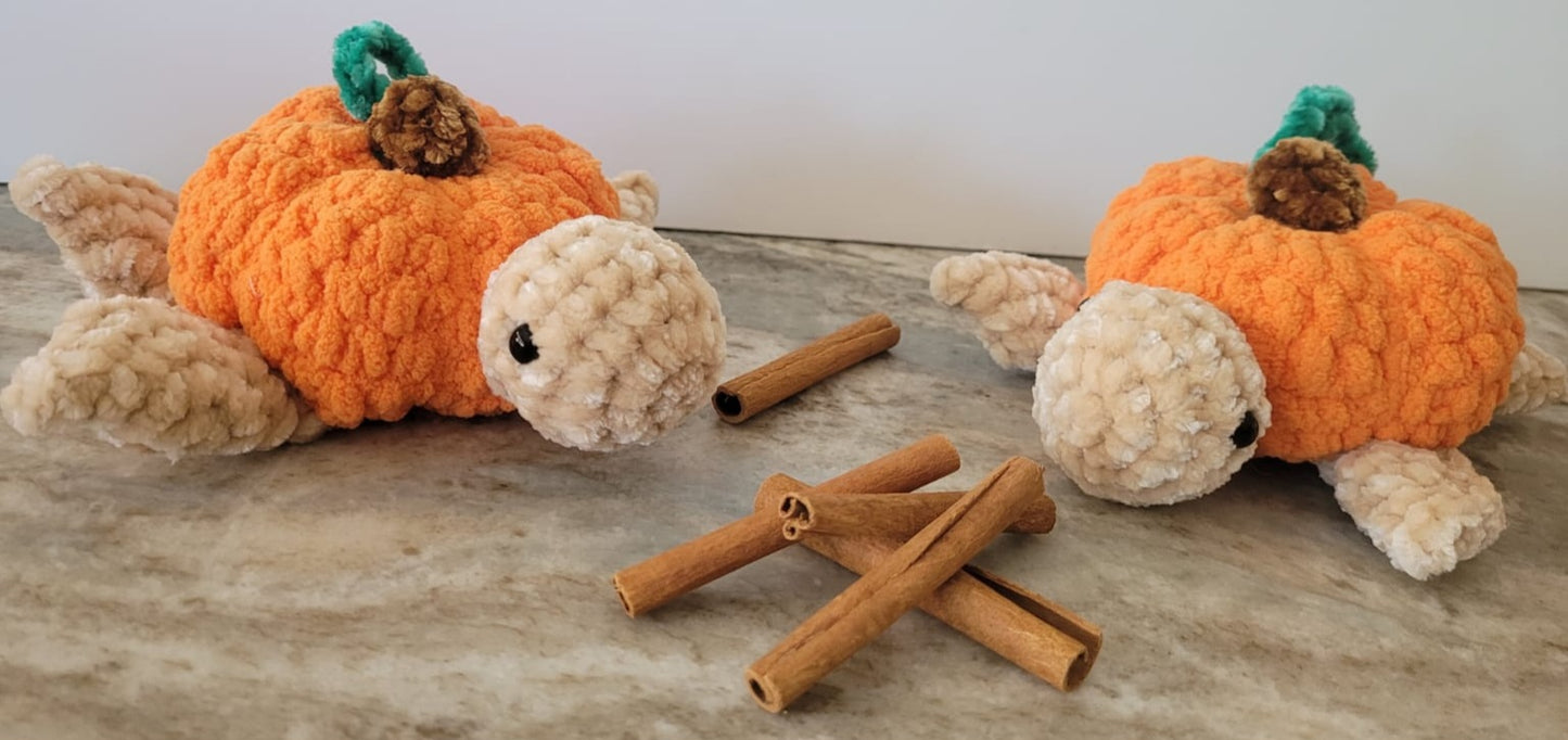 Pumpkin Turtle Plushies