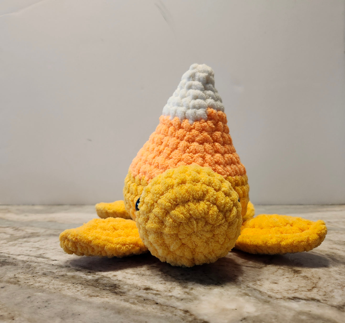 Candy Corn Turtle Plushie